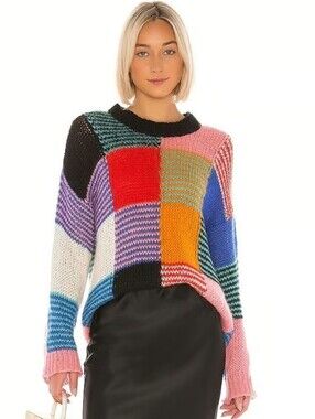 Stine Goya Sana Patchwork Style Sweater